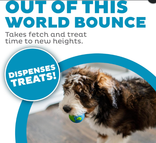 Interactive Treat Dispensing Dog Ball Toy