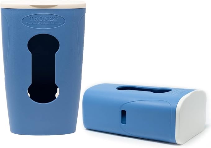 TRONEX 1200 Pack Food Safe Vinyl Gloves and Eco Pack Disposable Gloves Dispensing Box Refillable