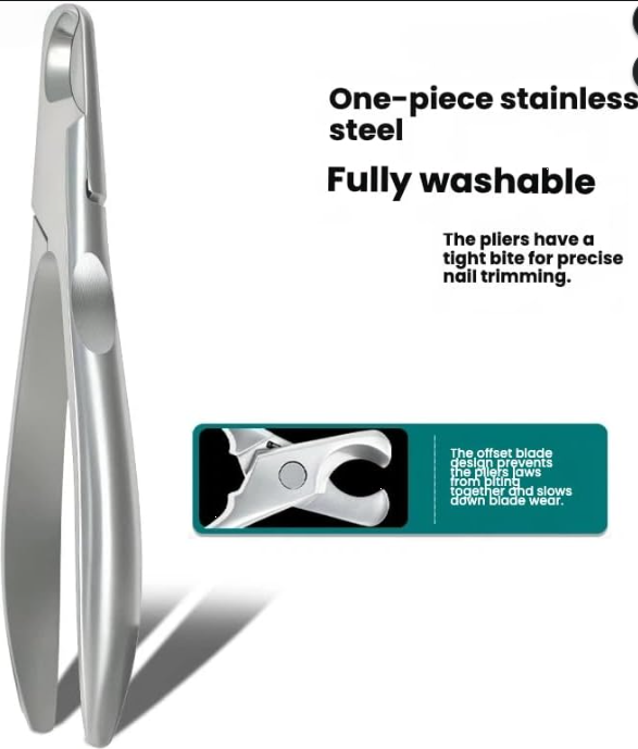 Heavy Duty Stainless Steel Pet Nail Clippers for Dogs & Cats