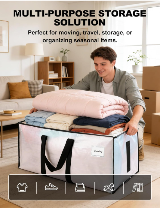 Heavy Duty Moving Storage Bags 8 Pack