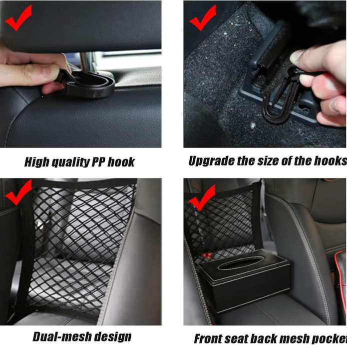 Pet Car Safety Net Barrier 🚗🐶