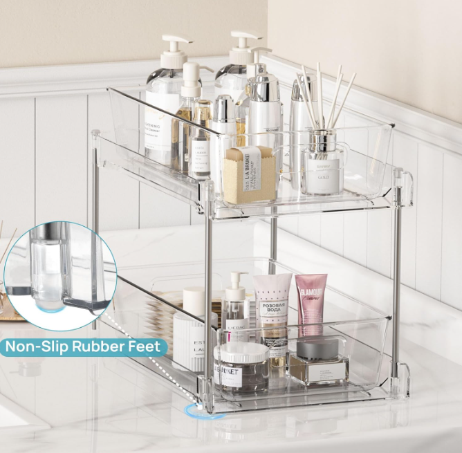 2-Tier Pull-Out Under Sink Organizer Set