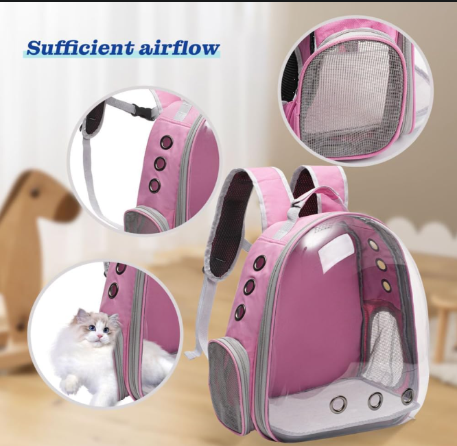 Portable Bubble Pet Carrier Backpack 🎒🐱