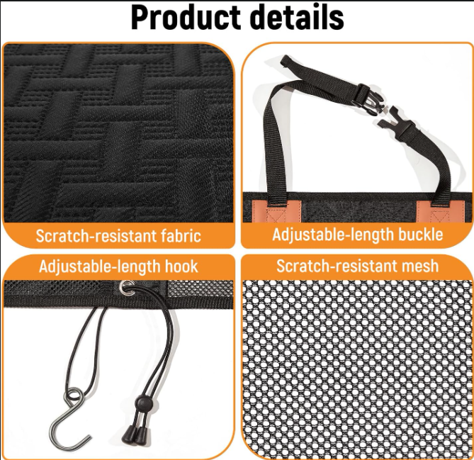 Waterproof Dog Car Barrier for SUVs