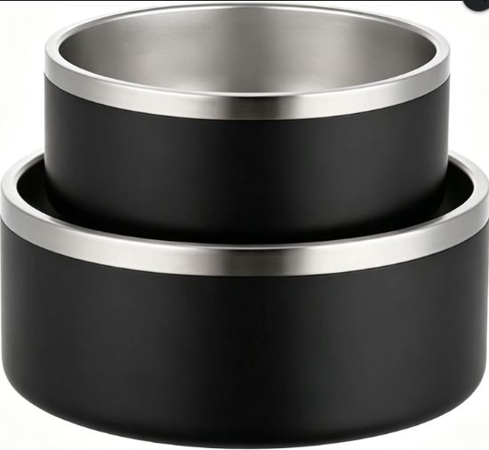 Stainless Steel Pet Bowl with Non-Slip Base