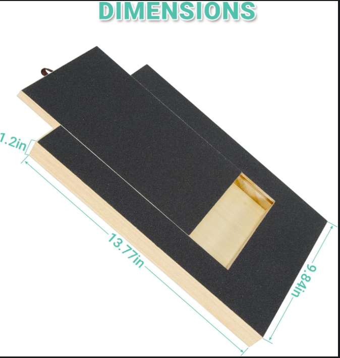 Interactive Dog Nail Scratch Board with Treat Box