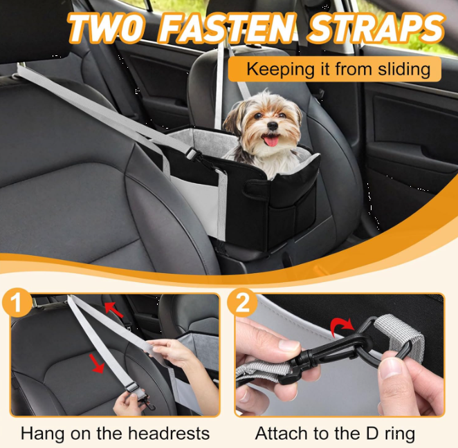 Portable Pet Booster Car Seat 🚗🐶