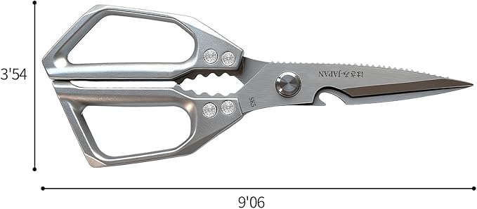Japanese Kitchen Shears Set, Heavy Duty Poultry Shears All Purpose, Kitchen Meat Scissors for Steak Cutting, Chicken Bones, and Turkey Christmas Gifts for Men Women Mom Dad