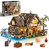 DIY Miniature House Kit,Pet Shop Dollhouse Miniature Kit with LED & Furniture,Mini Diorama House Building Kit for Adults Teens,3D Wooden Crafts Tiny House Mini Model Kit,Home Decor Birthday Gifts
