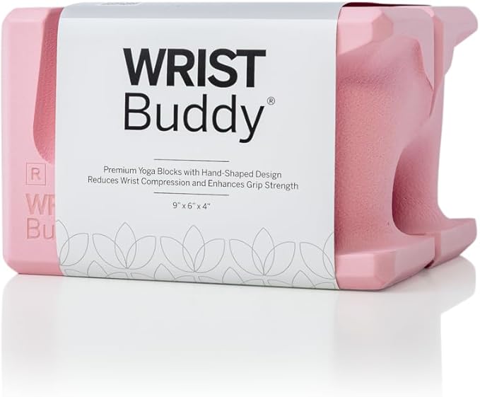 WRISTBuddy® Yoga Blocks 2-Pack (Left + Right) — Ergonomic, Hand-Shaped EVA Blocks for Wrist Relief & Better Grip | Doctor-Designed Support for Yoga, Pilates, Handstands, Push-Ups & Rehab