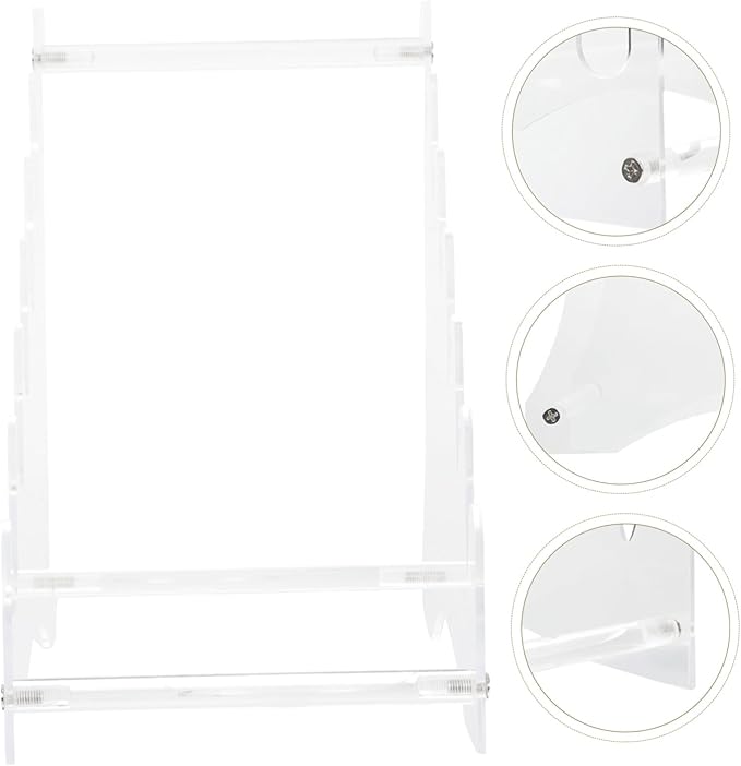 Clear Acrylic Kitchen Tool Holder Rack for Knife & Utensils