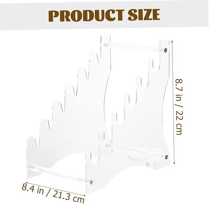 Clear Acrylic Kitchen Tool Holder Rack for Knife & Utensils