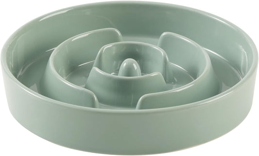 Ceramic Slow Feeder Bowl for Dogs & Cats