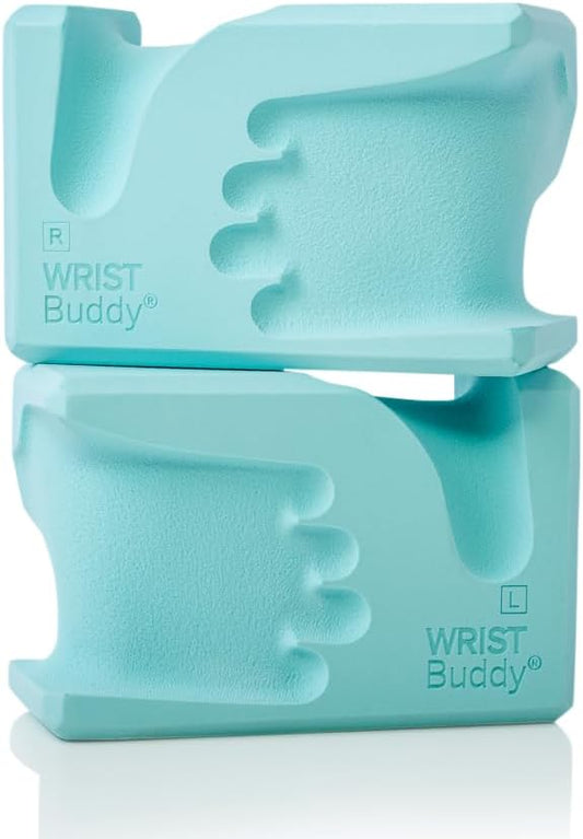 WRISTBuddy® Yoga Blocks 2-Pack (Left + Right) — Ergonomic, Hand-Shaped EVA Blocks for Wrist Relief & Better Grip | Doctor-Designed Support for Yoga, Pilates, Handstands, Push-Ups & Rehab