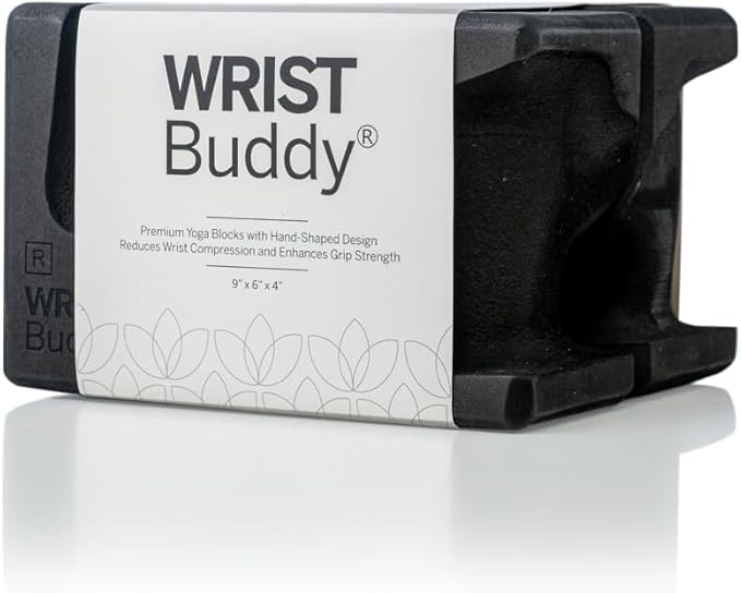 WRISTBuddy® Yoga Blocks 2-Pack (Left + Right) — Ergonomic, Hand-Shaped EVA Blocks for Wrist Relief & Better Grip | Doctor-Designed Support for Yoga, Pilates, Handstands, Push-Ups & Rehab
