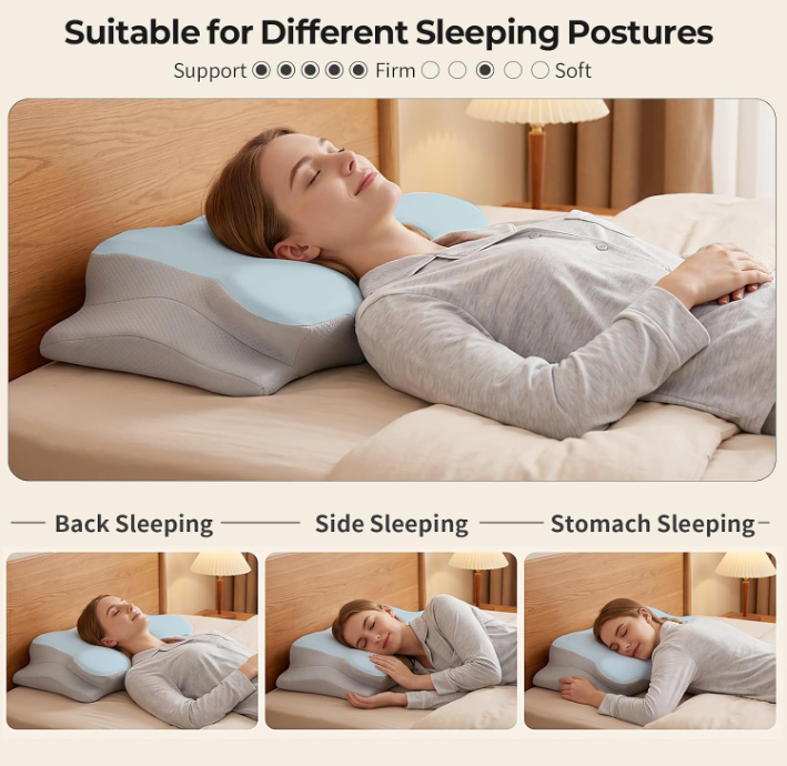 Ergonomic Cervical Neck Pillow