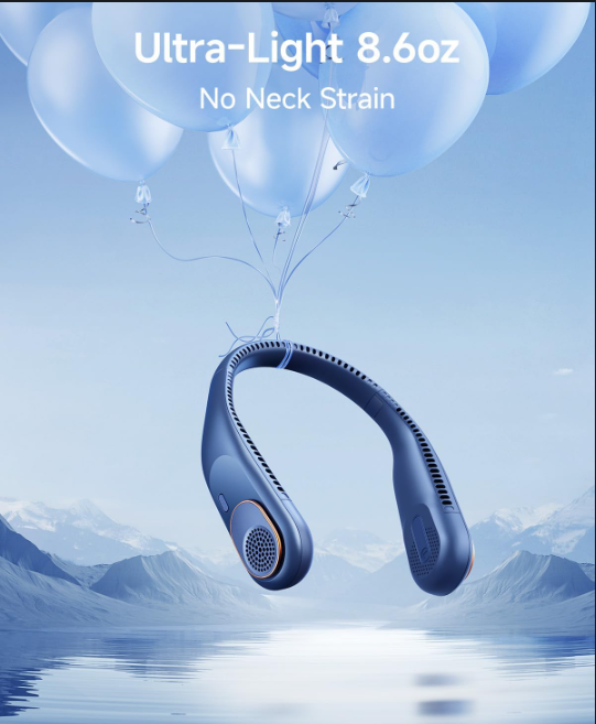 Portable Bladeless Neck Fan 5200mAh