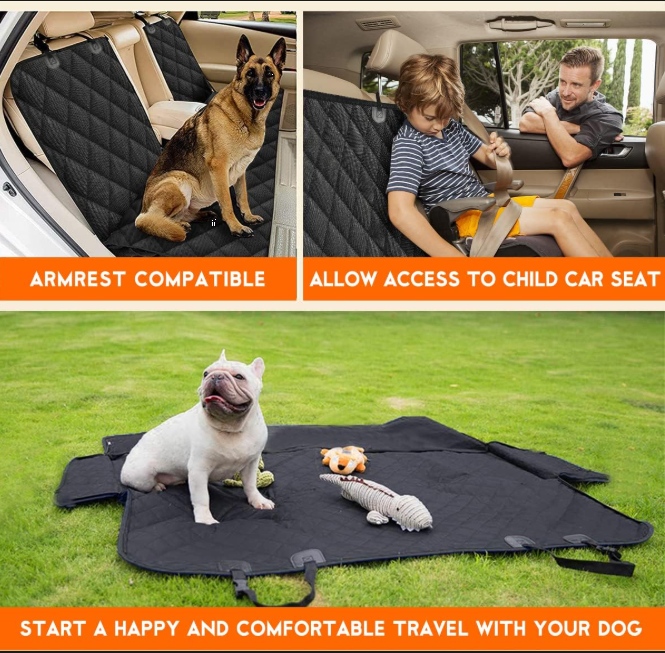 Waterproof Pet Car Seat Cover 🚗🐶
