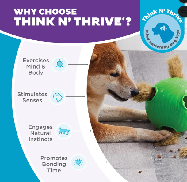 Interactive Snuffle Treat Puzzle Ball for Dogs