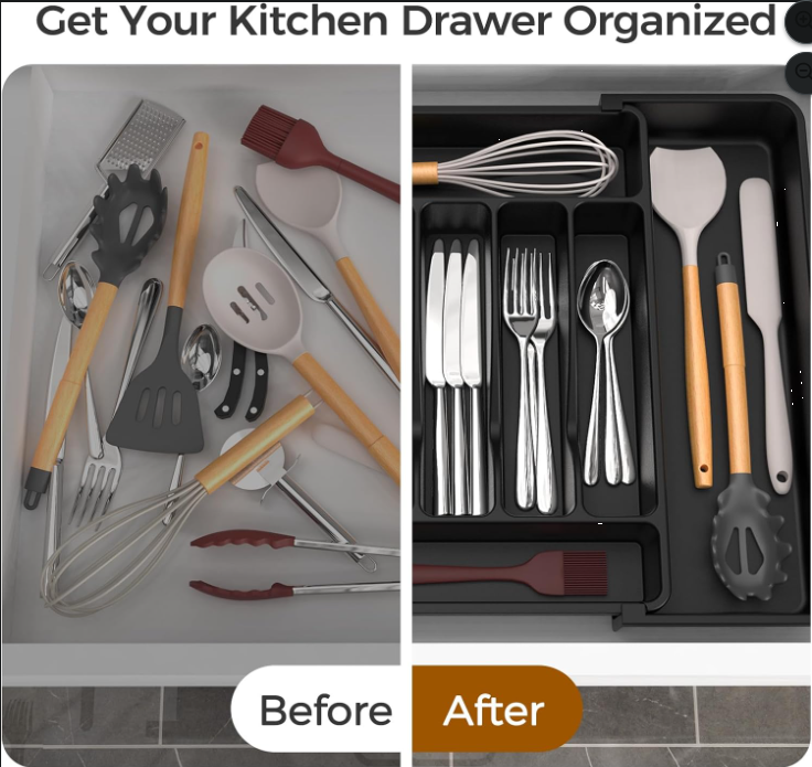 Expandable Kitchen Drawer Organizer