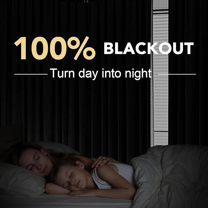 H.VERSAILTEX 100% Blackout Curtains for Bedroom Thermal Insulated Linen Textured Curtains Heat and Full Light Blocking Drapes Living Room Curtains 2 Panel Sets, Black, 52x72 Inch