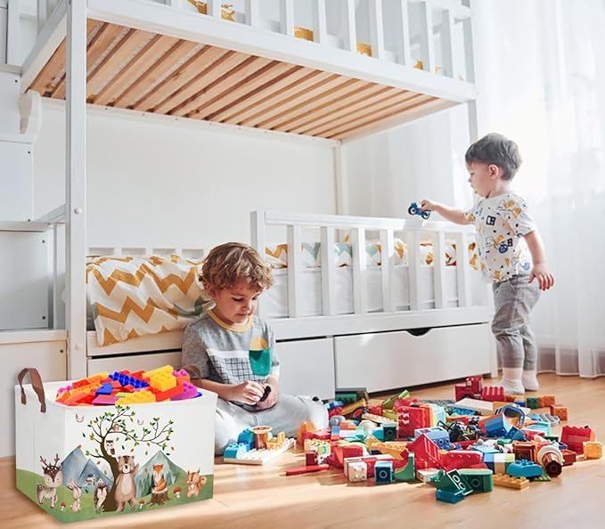 Kids Animal Storage Basket – Cute Toy Organizer Bin for Playroom