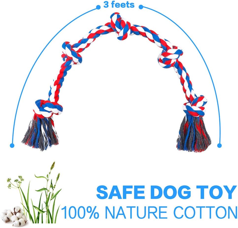 Heavy Duty Rope Tug Toy for Dogs – Durable Chew & Training Toy