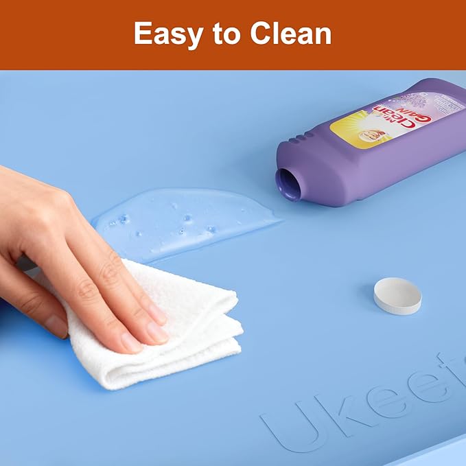 Waterproof Silicone Mat – Raised Edge Spill Protection Tray