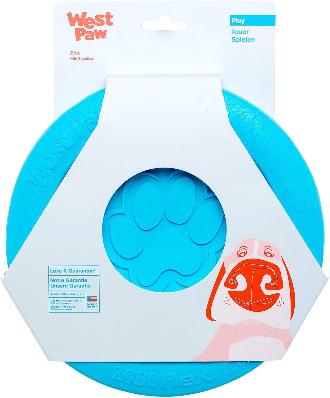 Durable Dog Flying Disc – Interactive Fetch & Floating Toy