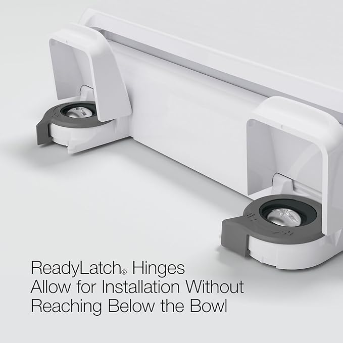 KOHLER 4639-RL-0 Cachet ReadyLatch Round Toilet Seat Soft Close, White