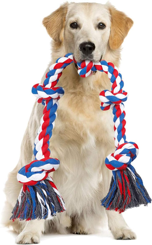 Heavy Duty Rope Tug Toy for Dogs – Durable Chew & Training Toy