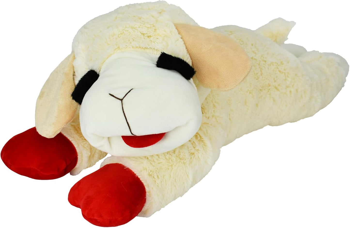 Soft Plush Dog Toy – Lamb Chop Squeaky Toy