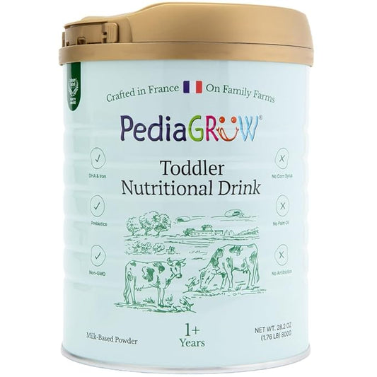 Premium European Toddler Nutritional Milk Drink Powder | Made in France, Grass-Fed Milk | DHA, Iron & Protein | Non-GMO | Great for Smoothies & Picky Eaters | 1 Year and Older - 28.2 Oz