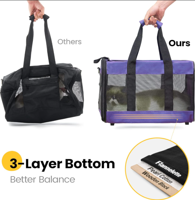 Airline Approved Soft Pet Carrier Bag