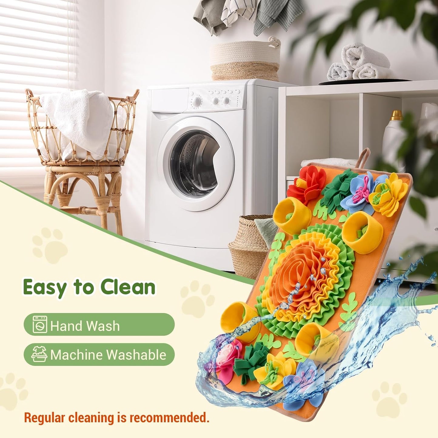 Dog Snuffle Mat – Interactive Slow Feeder Puzzle Toy