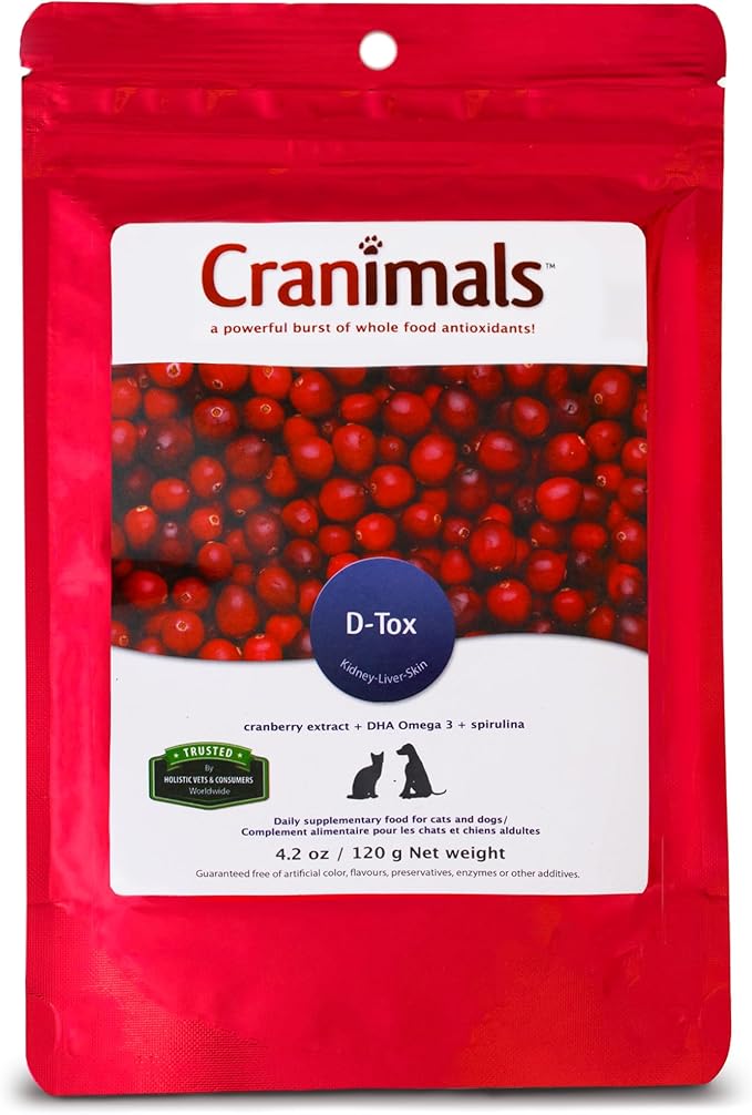 Cranimals D-Tox Supplement for Dogs, 4.2 oz