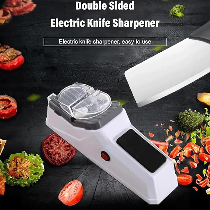 Besyner Sharp Pro,2026 New USB Electric Knife Sharpener,With Replacement Grinding Tools,Double Sided Knife Sharpener,Quick Sharpening & Polishing,Stable Non-slip Base