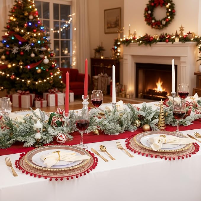 WDF 150Pcs White and Gold Plastic Plates - Gold Plates Disposable - 25guest Disposable Dinnerware Include 25 Dinner Plate, 25 Dessert Plate, 25 Cutlery & 25 9oz Cups for Wedding & Christmas Party