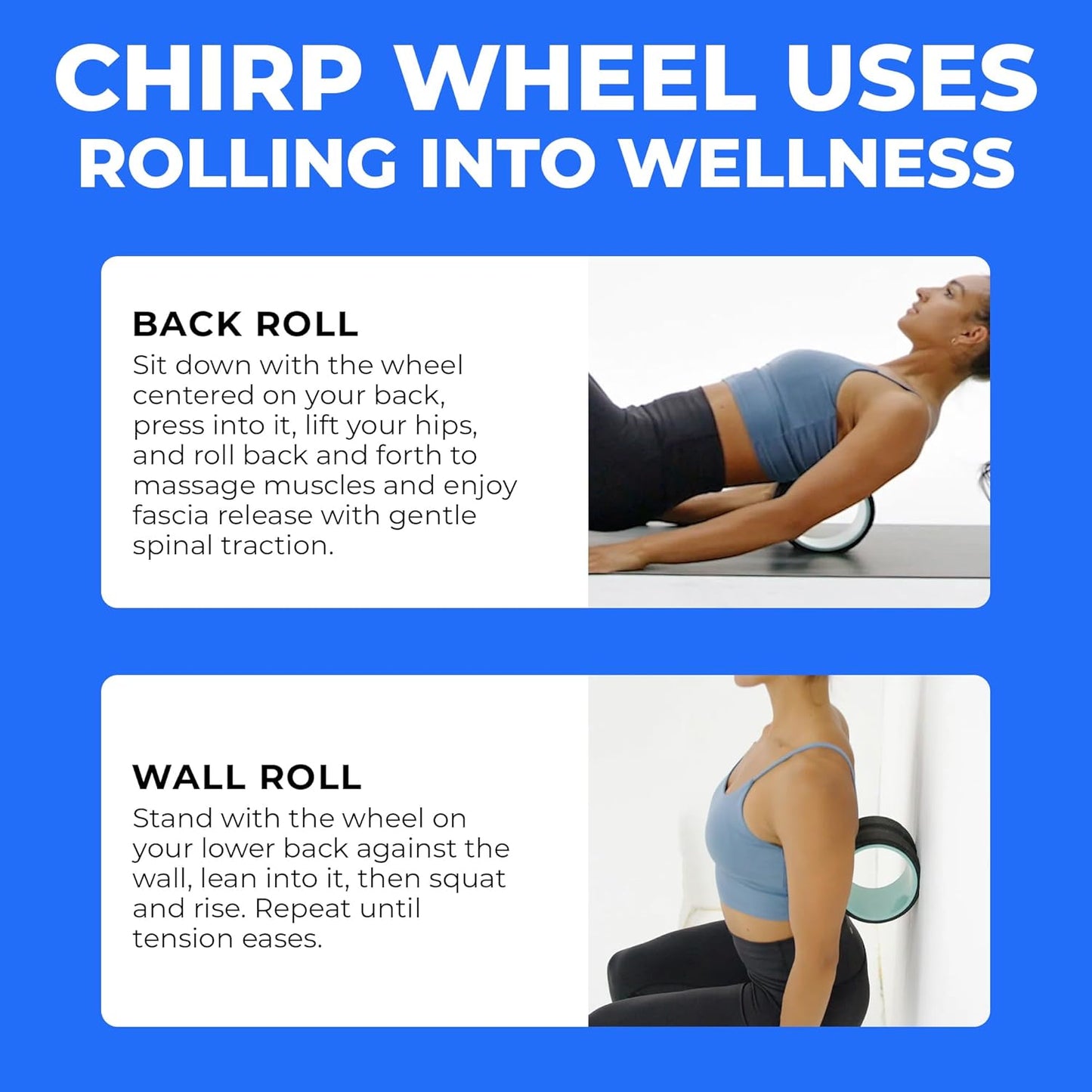 Yoga Wheel for Back Stretching & Core Training