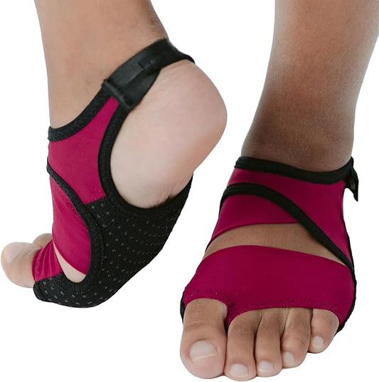 PIGA Toeless Pilates Socks – Non-Slip Grip for Men & Women, Breathable, Durable for Pilates, Barre & Yoga Workouts
