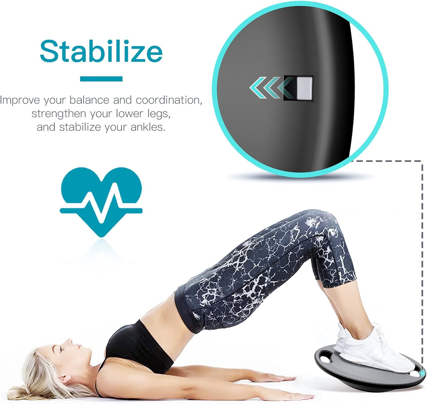 Balance Board Trainer for Balance and Core Training