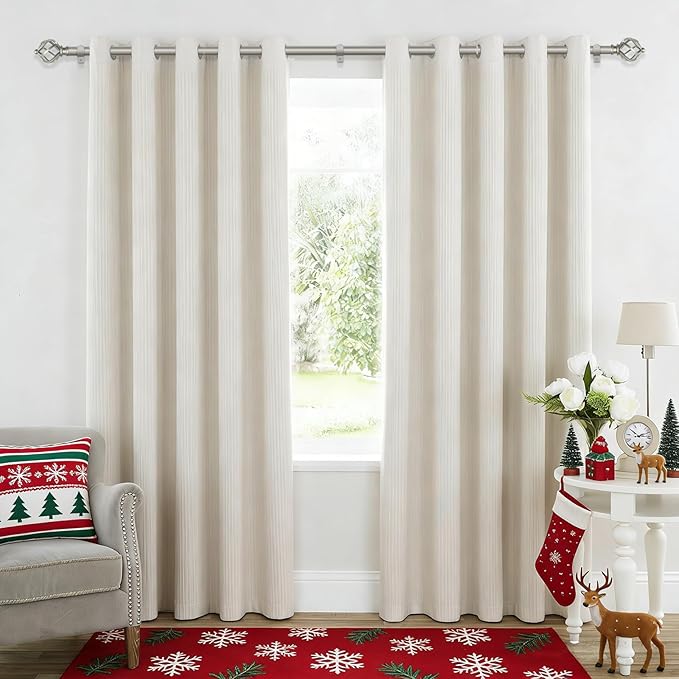 KAMANINA Silver Curtain Rods for Windows 48 to 84 Inch, Adjustable Single Curtain Rod 32 to 86 Inch(2.6-7.1ft), 3/4 Inch Splicing Drapery Rods with Twisted Cage Finial