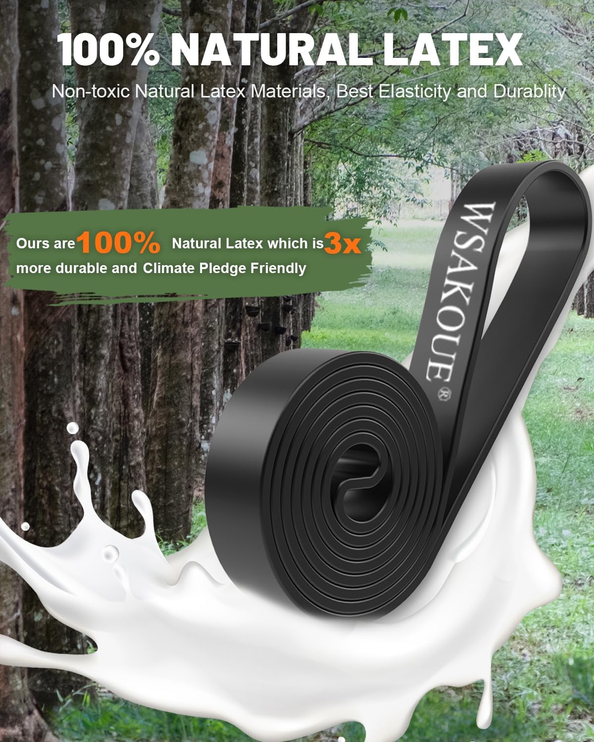 Resistance Bands Set for Pull Up Assistance and Home Workout