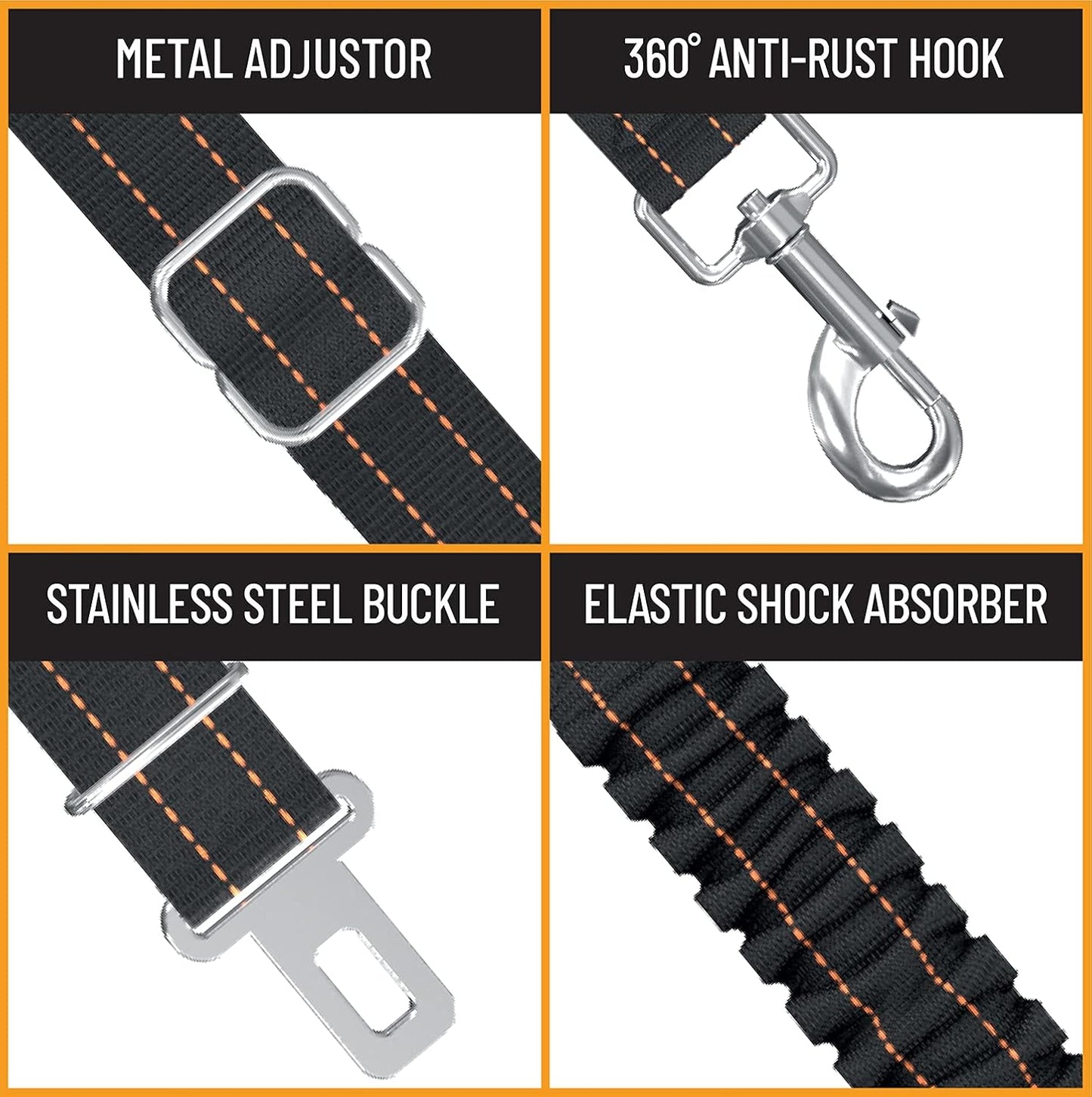 Adjustable Dog Car Seat Belt for Safe Travel