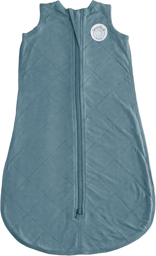 Dreamland Baby Lightweight Bamboo Viscose Sleep Sack (24-36 Months). 1.0 TOG Ultra Soft Blanket w/ 2-Way Zipper. 95% Viscose, 5% Spandex (Ocean). Mom-Owned US Business, Premium Materials