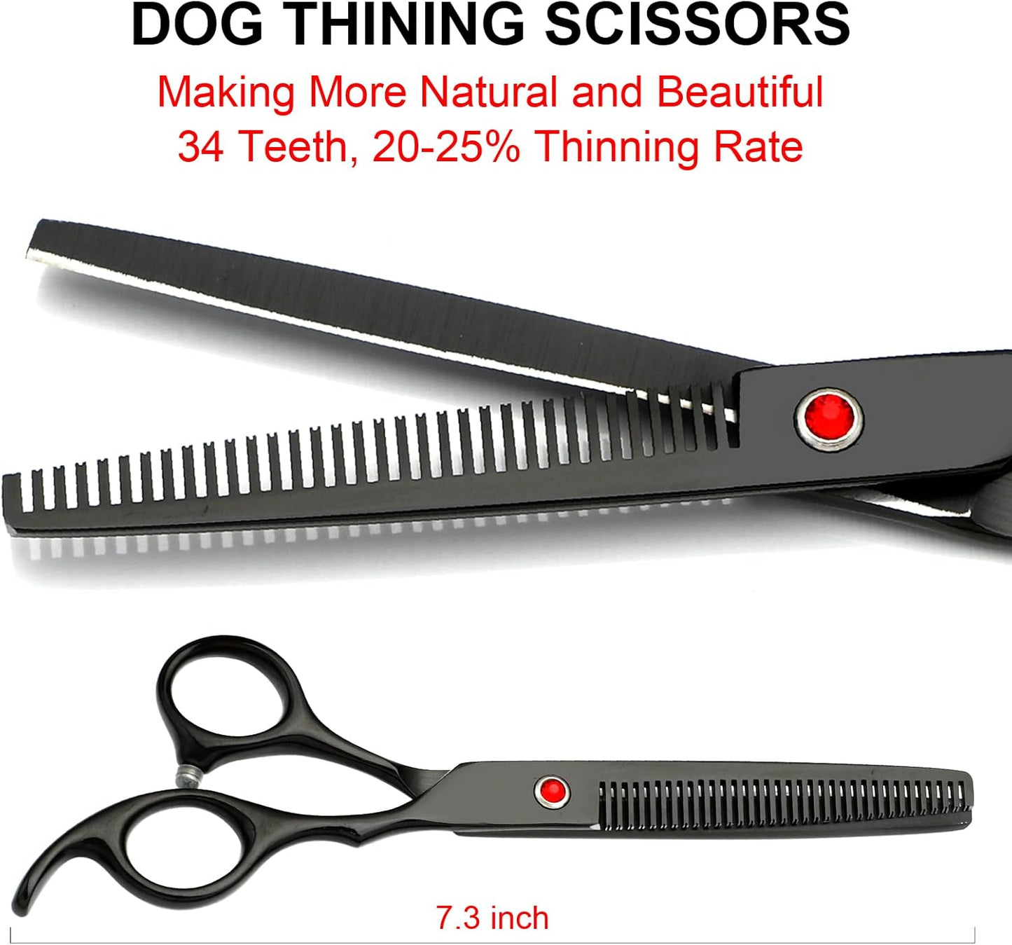 Professional Pet Grooming Scissors Kit