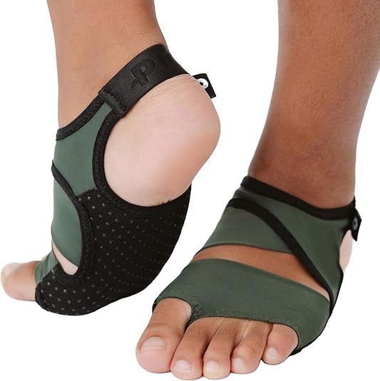 PIGA Toeless Pilates Socks – Non-Slip Grip for Men & Women, Breathable, Durable for Pilates, Barre & Yoga Workouts