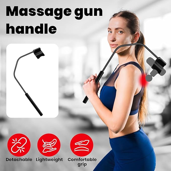 Massage Gun Holder for Back, Compatible with Most Super Mini Massage Guns, for Hard to Reach Areas (Works with C1 Mini & C1 Max)