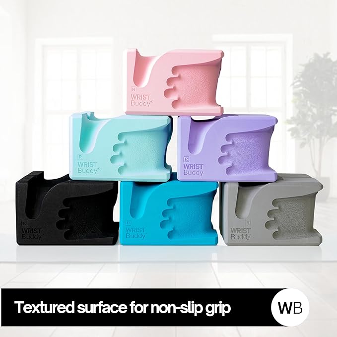 WRISTBuddy® Yoga Blocks 2-Pack (Left + Right) — Ergonomic, Hand-Shaped EVA Blocks for Wrist Relief & Better Grip | Doctor-Designed Support for Yoga, Pilates, Handstands, Push-Ups & Rehab