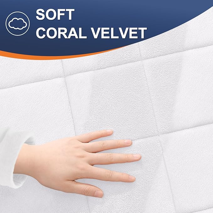 OLANLY Memory Foam Bath Mat 36x24, Ultra Soft and Absorbent Bathroom Rugs, Machine Washable, Comfortable Bath Carpet for Bathroom Floor, Tub and Shower, White